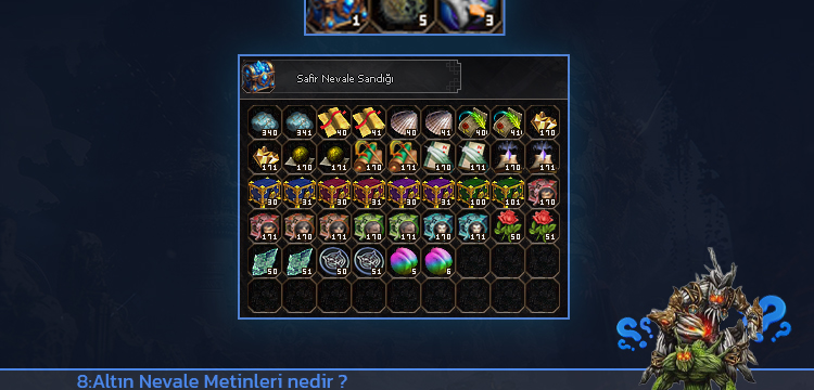 Sapphire Nevale Chest contents