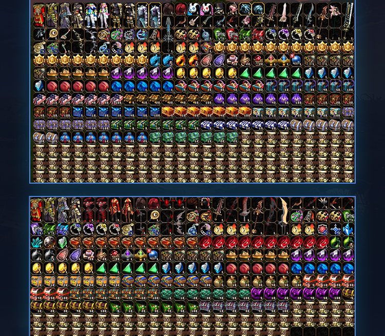 World Boss drop table